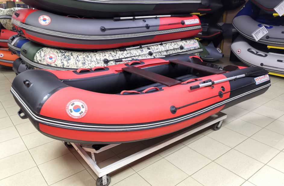 КОМПЛЕКТ Лодка MISHIMO PRO 350 + ЛОДОЧНЫЙ МОТОР MARLIN MP 9.9 (20) AMHS PRO в Каменск-Уральском