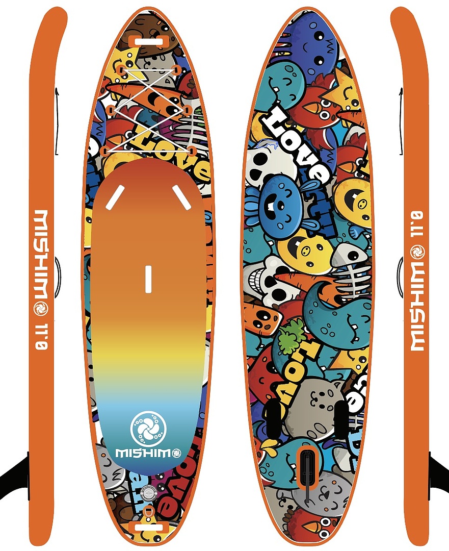 SUP (САП) Доска MISHIMO CRAZY-LINE 10.6’ (325см) в Каменск-Уральском