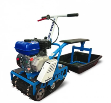 Мотобуксировщик НЕВА МС-1К с санями и сиденьем в Каменск-Уральском