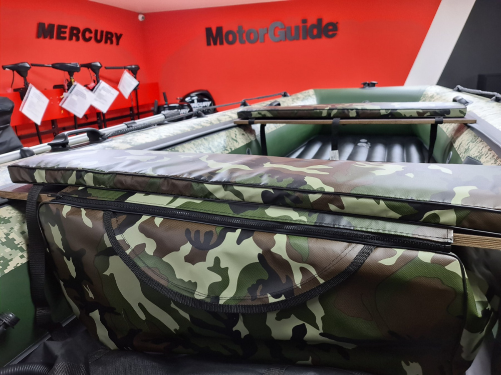 КОМПЛЕКТ МЯГКИХ НАКЛАДОК С СУМКОЙ ДЛЯ ЛОДОК 105Х20 КАМУФЛЯЖ в Каменск-Уральском