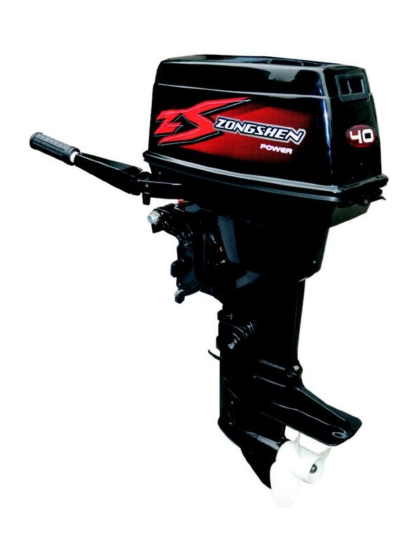 Лодочный мотор Zongshen T40 (+руль+пульт) в Каменск-Уральском