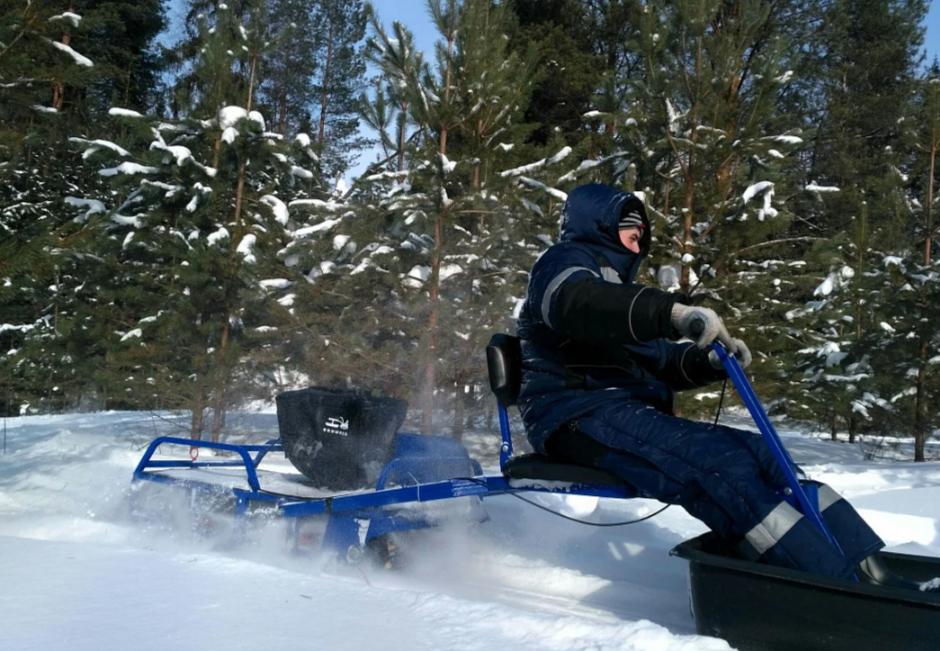 Мотобуксировщик толкач Альбатрос-XL8 с модулем. Без фары, тележки в Каменск-Уральском