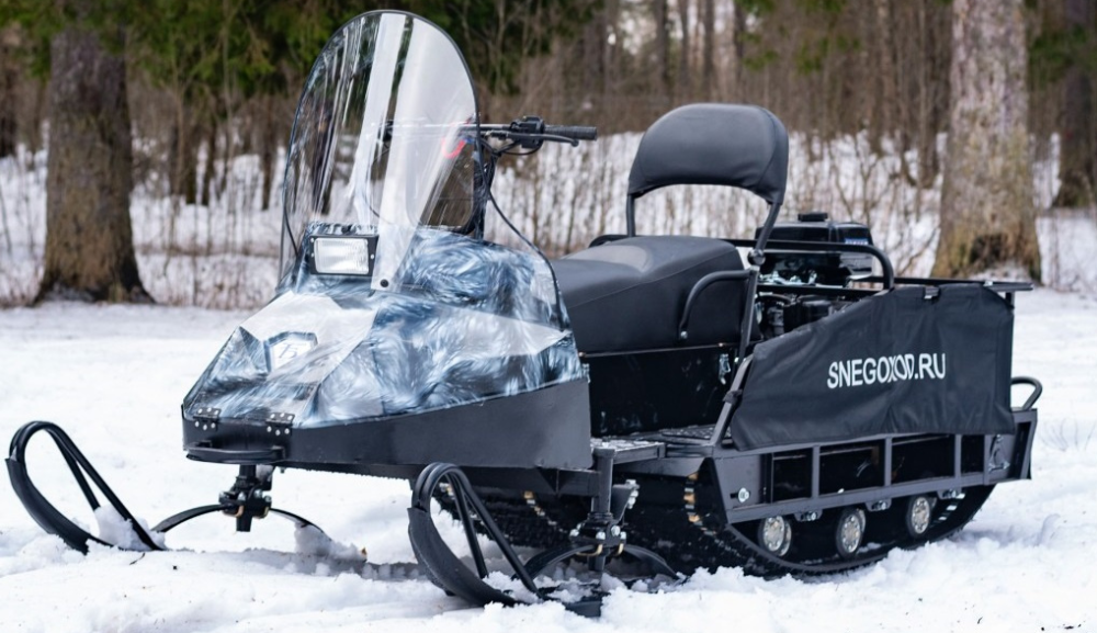 Миниснегоход Бурлак Егерь Экспедитор 15 л.с. , реверс, тормоз, капот белый в Каменск-Уральском