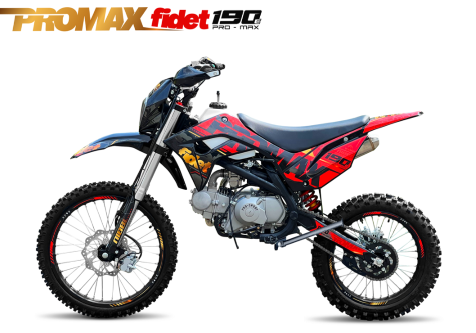 Мотоцикл (питбайк) PROMAX FIDET (ФАЙДЕТ) 190E MAX PRO LUX 19/16 в Каменск-Уральском