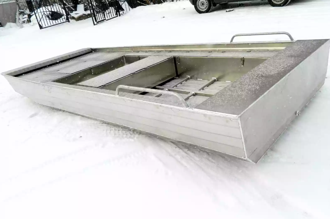 Алюминиевая лодка Wyatboat-390 Jonboat в Каменск-Уральском