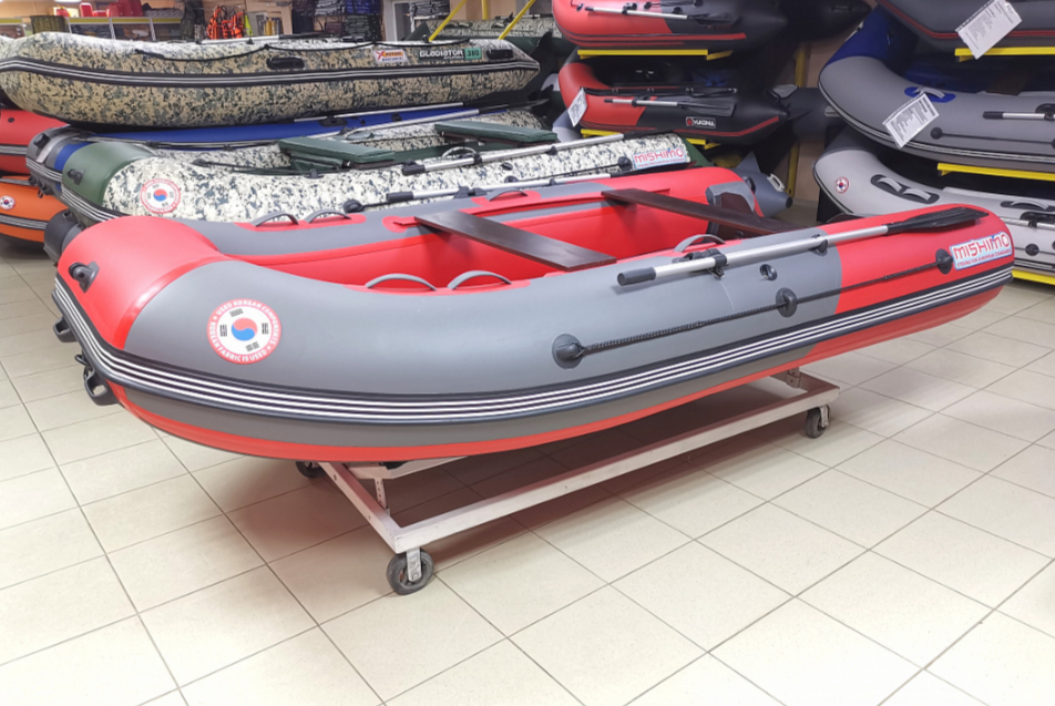 КОМПЛЕКТ Лодка MISHIMO PRO 350 + ЛОДОЧНЫЙ МОТОР MARLIN MP 9.9 (20) AMHS PRO в Каменск-Уральском