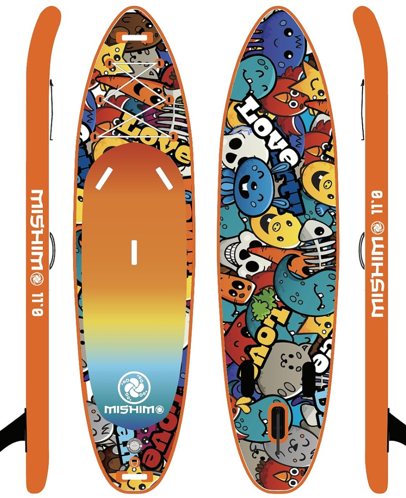 SUP (САП) Доска MISHIMO CRAZY-LINE 10.6’ (325см) в Каменск-Уральском