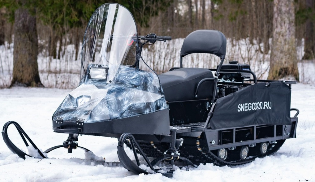 Миниснегоход Бурлак Егерь Экспедитор 15 л.с. , реверс, тормоз, капот белый в Каменск-Уральском