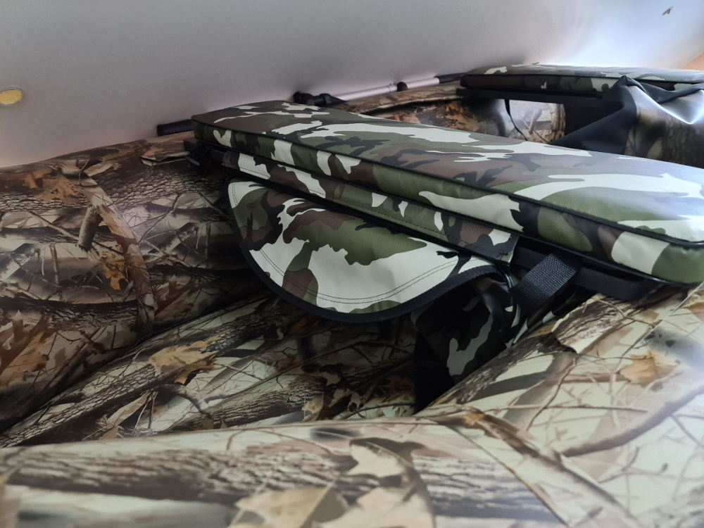 КОМПЛЕКТ МЯГКИХ НАКЛАДОК С СУМКОЙ ДЛЯ ЛОДОК 80Х20 КАМУФЛЯЖ в Каменск-Уральском