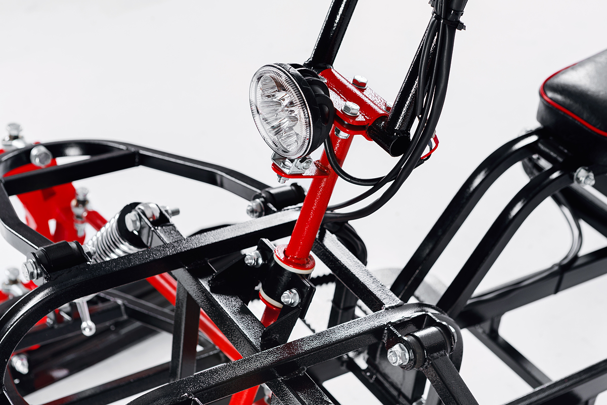 Лыжный модуль IKUDZO с подогревом ручек металлические лыжи в Каменск-Уральском