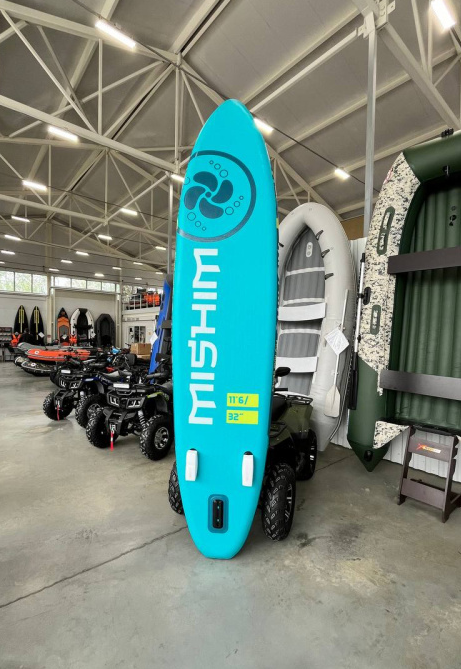 SUP (САП) Доска MISHIMO PRO-MAX Light Teal 11,6’ (355см) в Каменск-Уральском