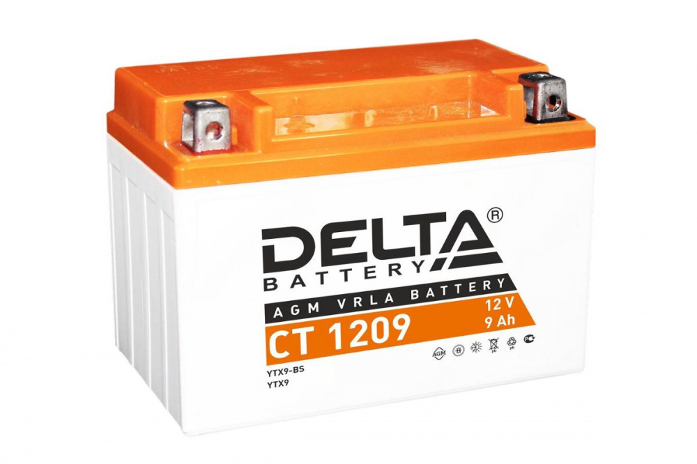 Аккумулятор Delta CT 1209 (12V / 9Ah) в Каменск-Уральском