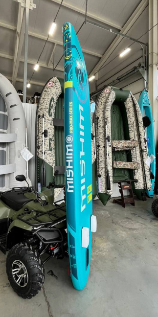 SUP (САП) Доска MISHIMO PRO-MAX Light Teal 11,6’ (355см) в Каменск-Уральском