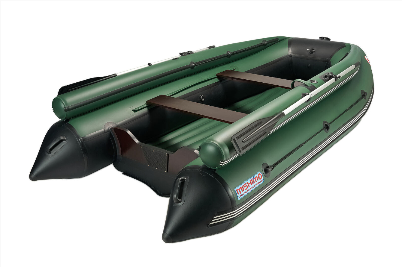 КОМПЛЕКТ ЛОДКА MISHIMO FAMILY LITE 370 + МОТОР MARLIN MP 9.9 AMHS PROLINE FORCE в Каменск-Уральском