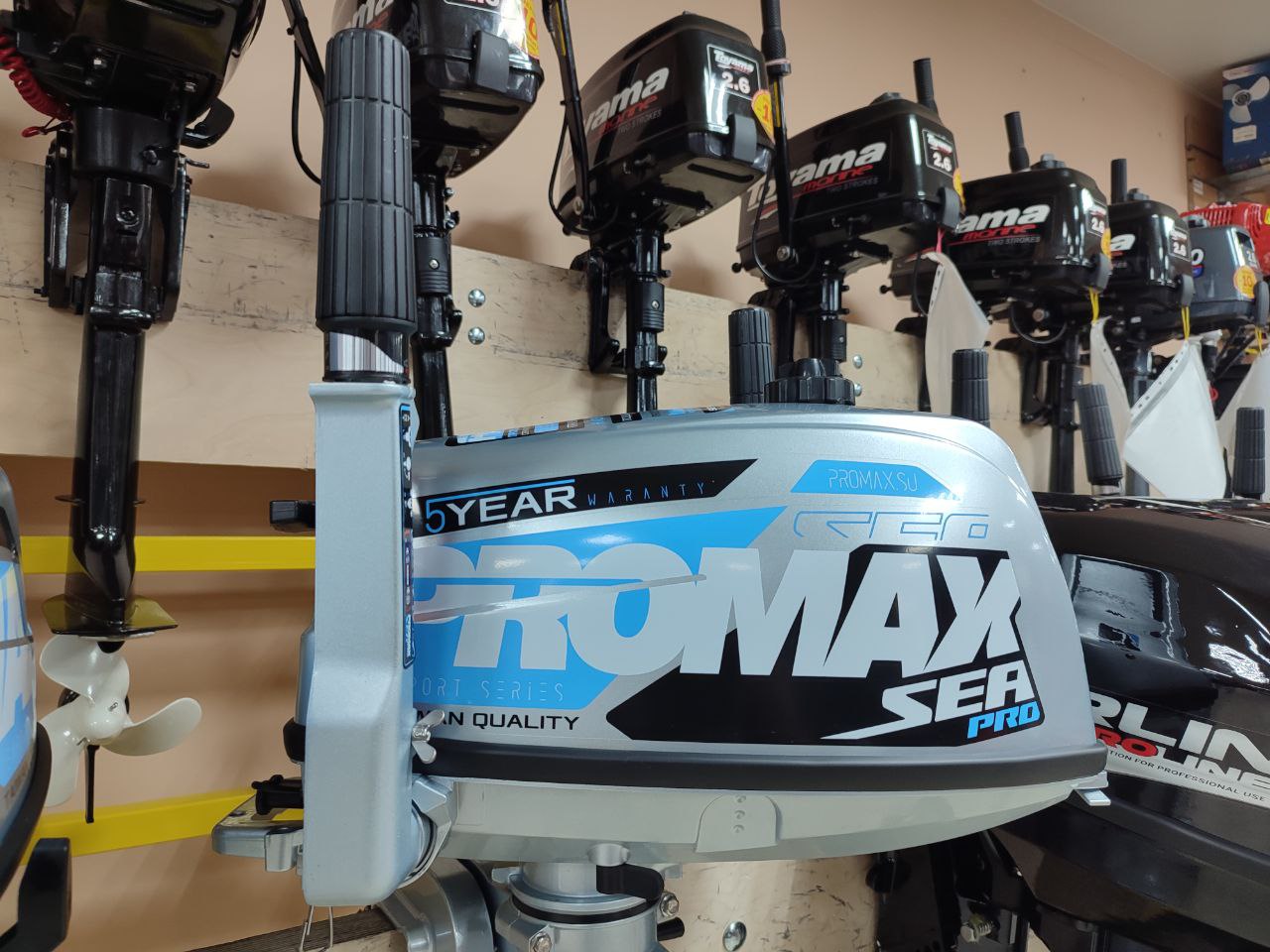 Лодочный мотор PROMAX SP5FHS (внешний бак 12 л) в Каменск-Уральском