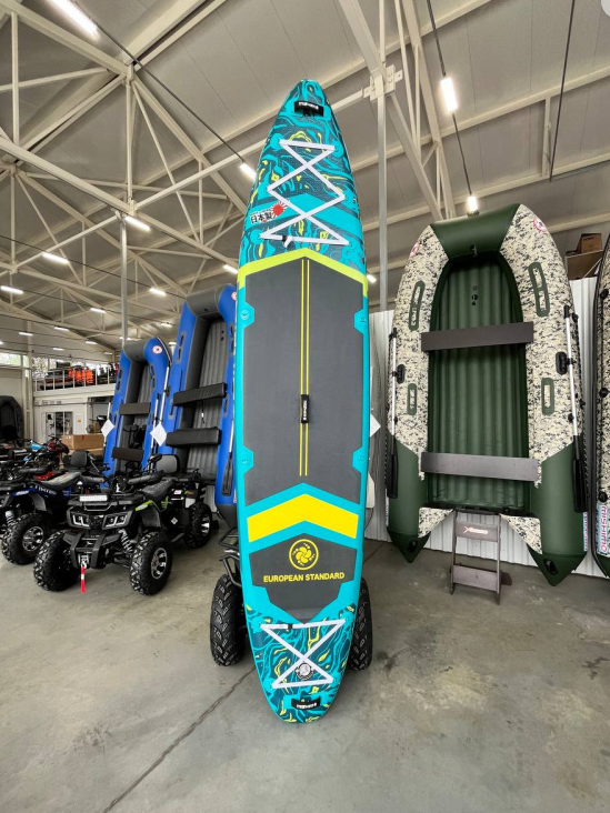 SUP (САП) Доска MISHIMO PRO-MAX Light Teal 11,6’ (355см) в Каменск-Уральском