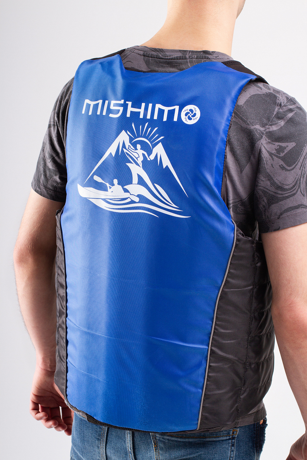 Жилет спасательный MISHIMO PRO Премиум качества Черно-синий в Каменск-Уральском